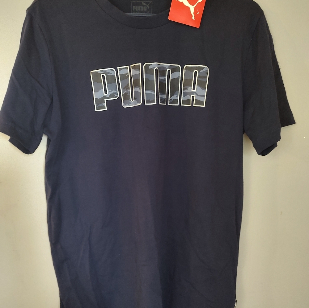 Puma Men's Camo Logo T-shirt